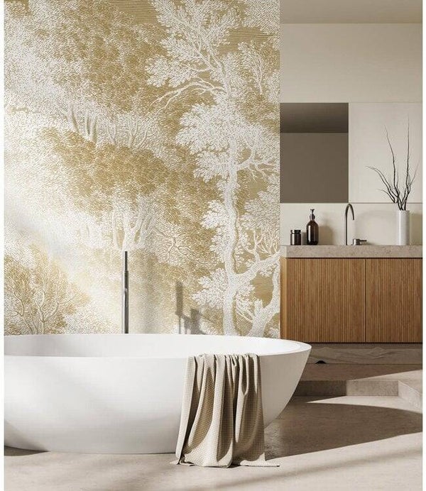 KEK Gold Silver Copper Engraved Landscapes