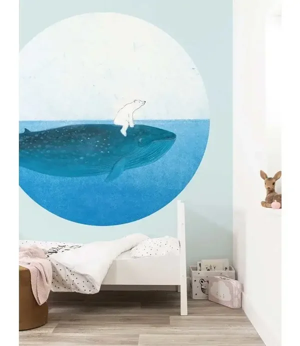 KEK Kids 2021 Behangcirkel Riding the Whale
