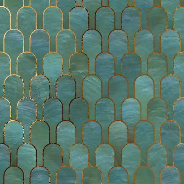 NLXL Bethan Gray Jade Nizwa Gold Foil BGR-12