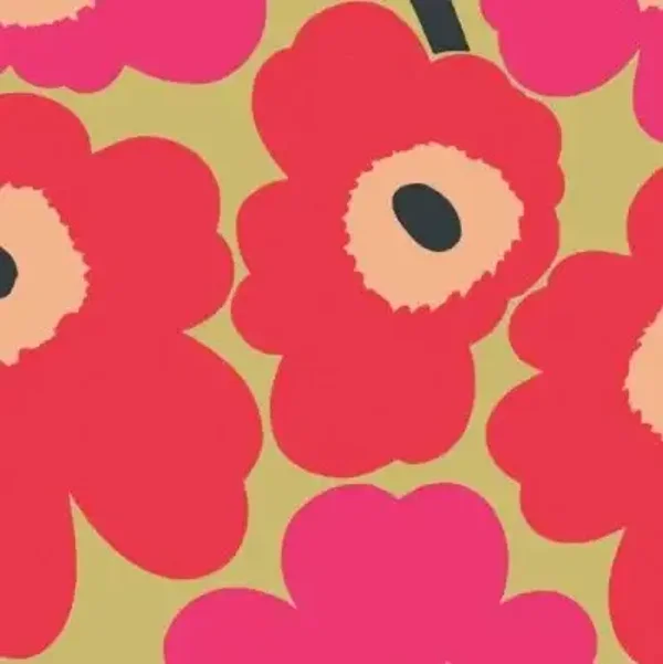 HookedonWalls Marimekko 07 Unikko Metallic 25905
