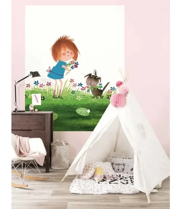 KEK Fiep Westendorp Behangpaneel Picking Flowers PA-025