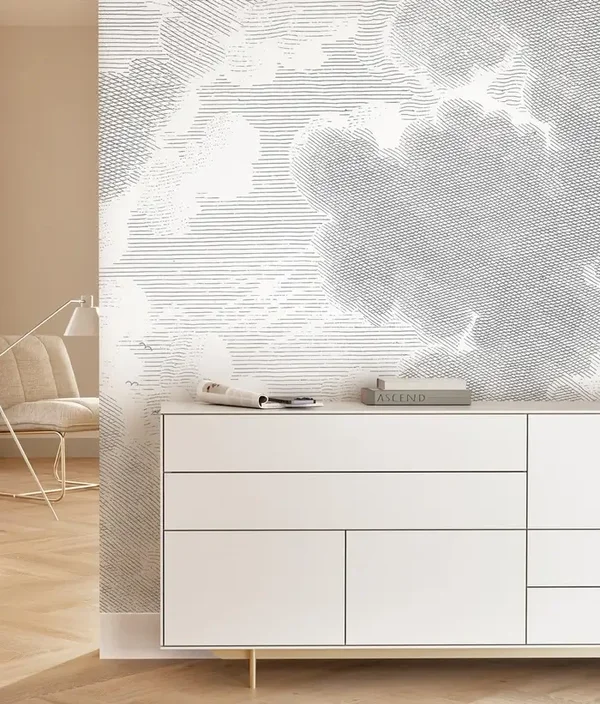 KEK Premium Wallpaper Engraved Clouds