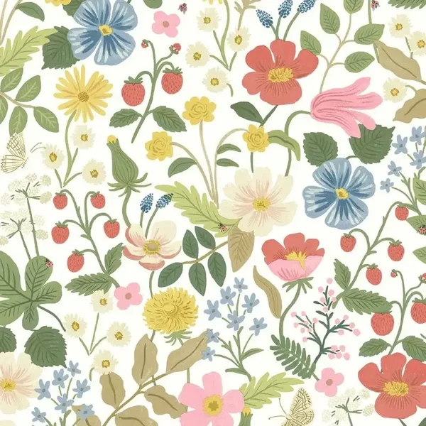 Eijffinger Rifle Paper Co. Strawberry Fields RP7354