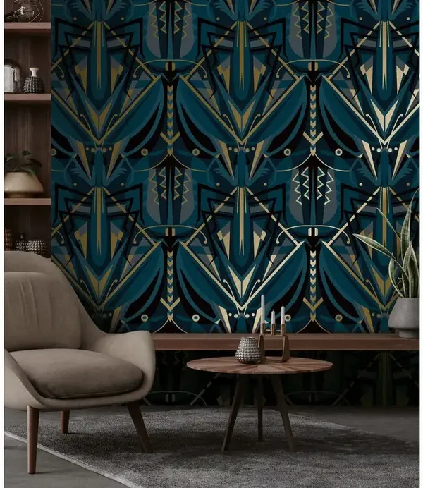 KEK Gold Metallic Art Déco Animeaux MW-004