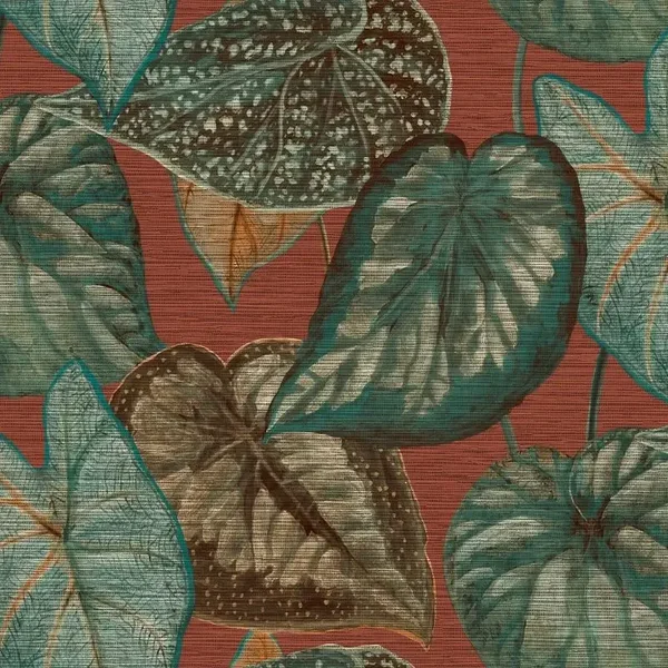 HookedonWalls Tahiti Tropical Leaves TA25053