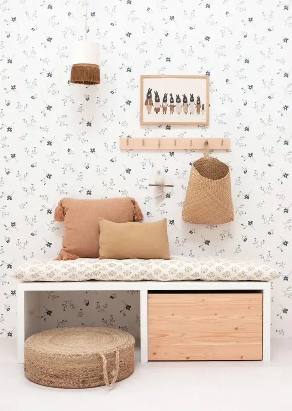 BIBELOTTE Bloemenzee groot Denimblauw 28633