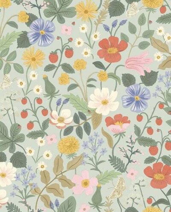 Eijffinger Rifle Paper Co. Strawberry Fields RP7356