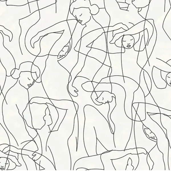 HookedonWalls Silhouette Model Lines 34845