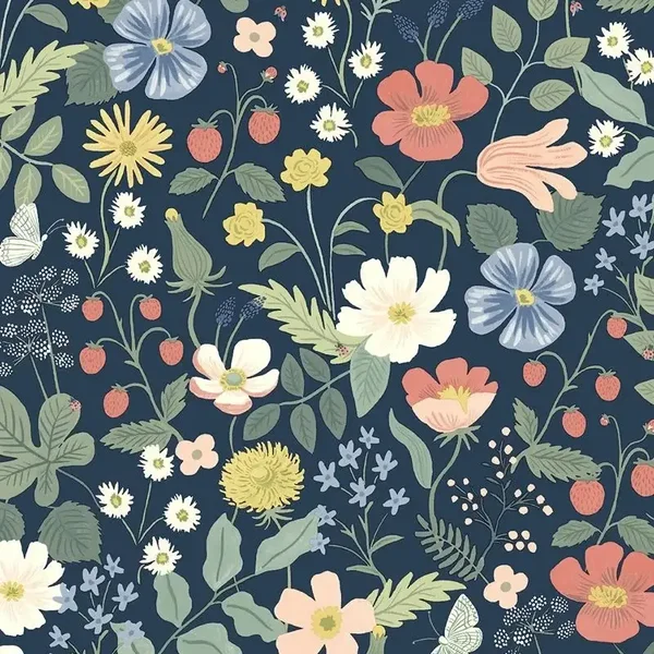 Eijffinger Rifle Paper Co. Strawberry Fields RP7358
