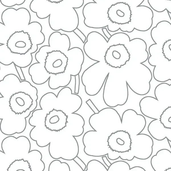 HookedonWalls Marimekko 07 Piirto Unikko Metallic 25916
