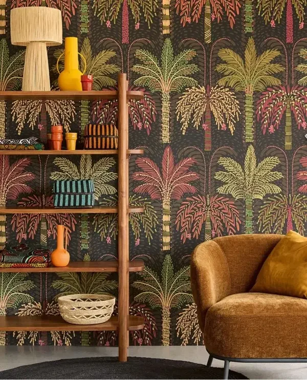 Eijffinger Solange Palmtrees Brown 340290