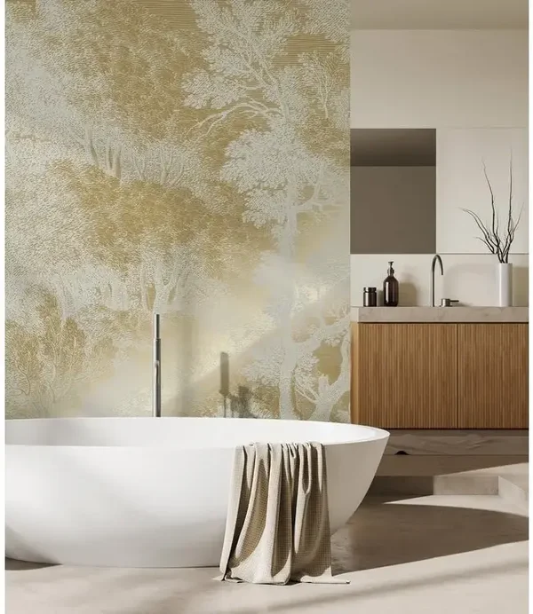 KEK Gold Silver Copper Engraved Landscapes