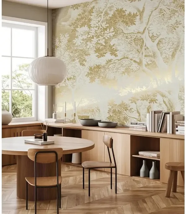KEK Gold Silver Copper Engraved Landscapes