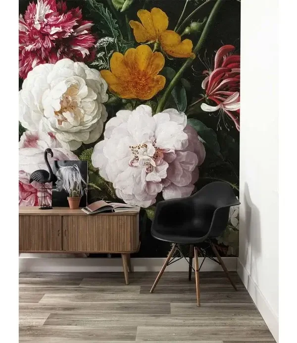 KEK Book l Mural Golden Age Flowers WP222
