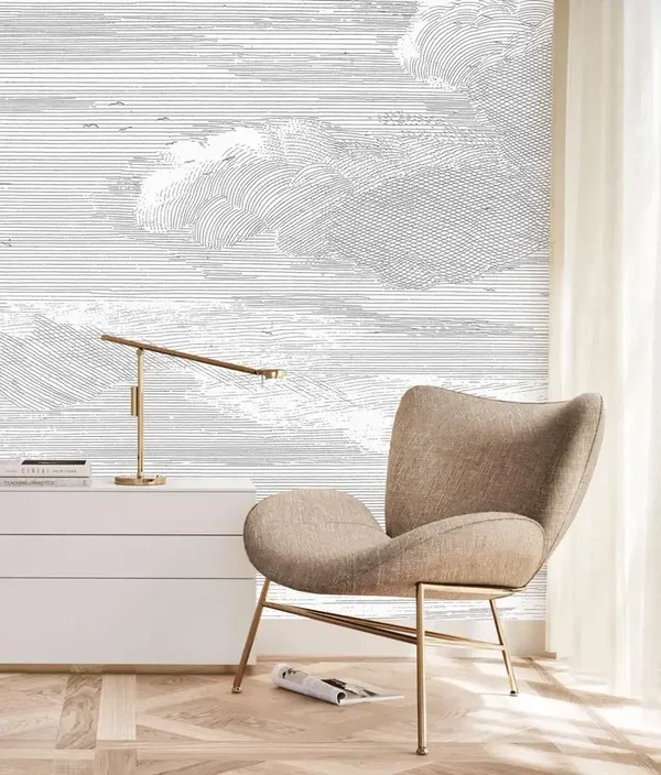 KEK Premium Wallpaper Engraved Clouds