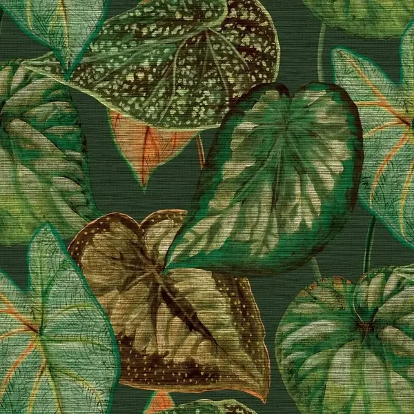 HookedonWalls Tahiti Tropical Leaves TA25054