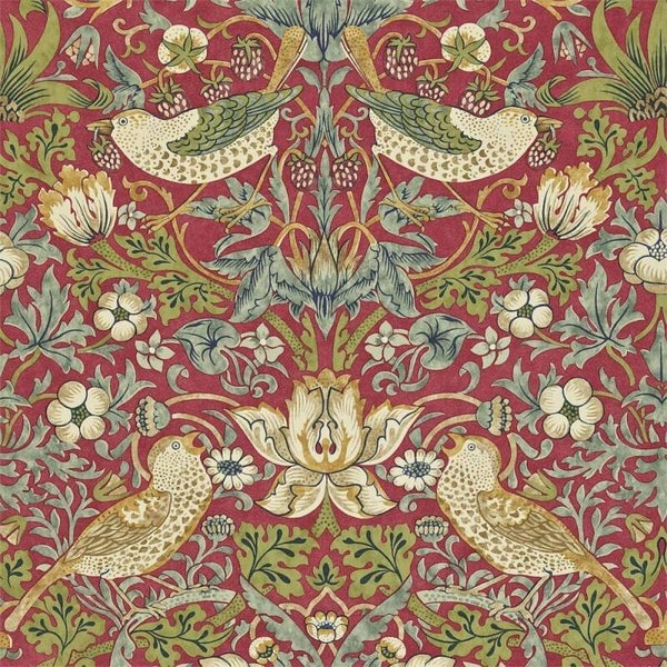 Morris & Co The Craftsman Wallpapers Strawberry Thief 216475