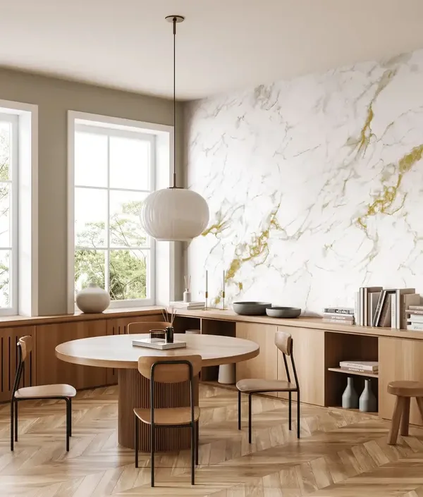 KEK Premium Wallpaper Marble Ocre