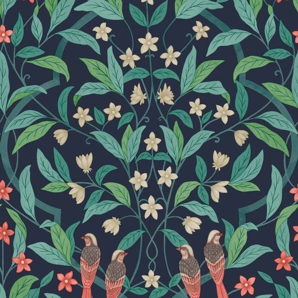 Cole & Son Seville Jasmine & Serin Symphony 117/10030