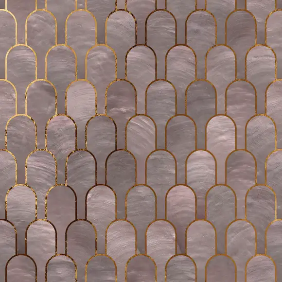 NLXL Bethan Gray Amethyst Nizwa Gold Foil BGR-12