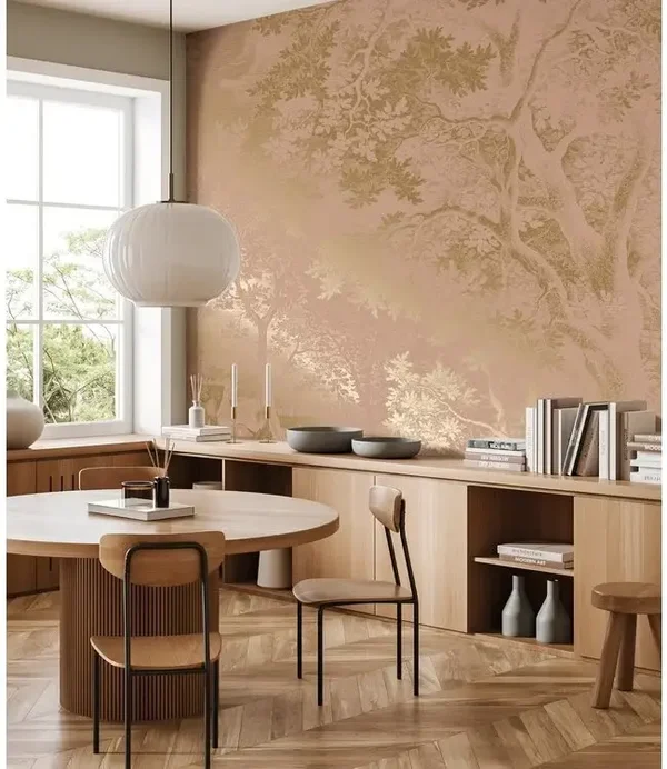 KEK Gold Silver Copper Engraved Landscapes