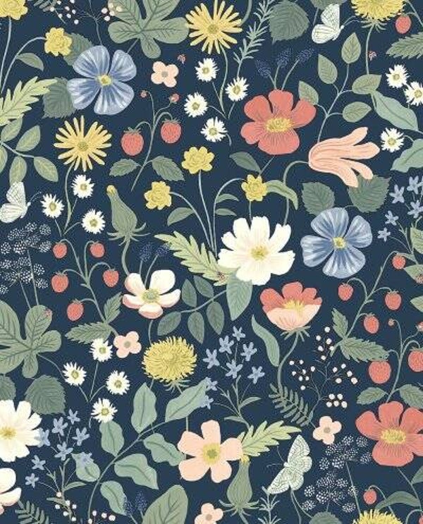 Eijffinger Rifle Paper Co. Strawberry Fields RP7358
