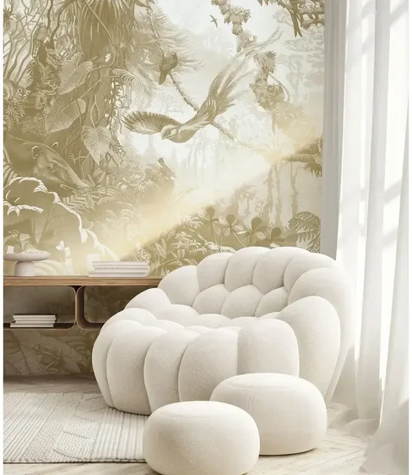 KEK Gold Metallic Tropical Landscapes