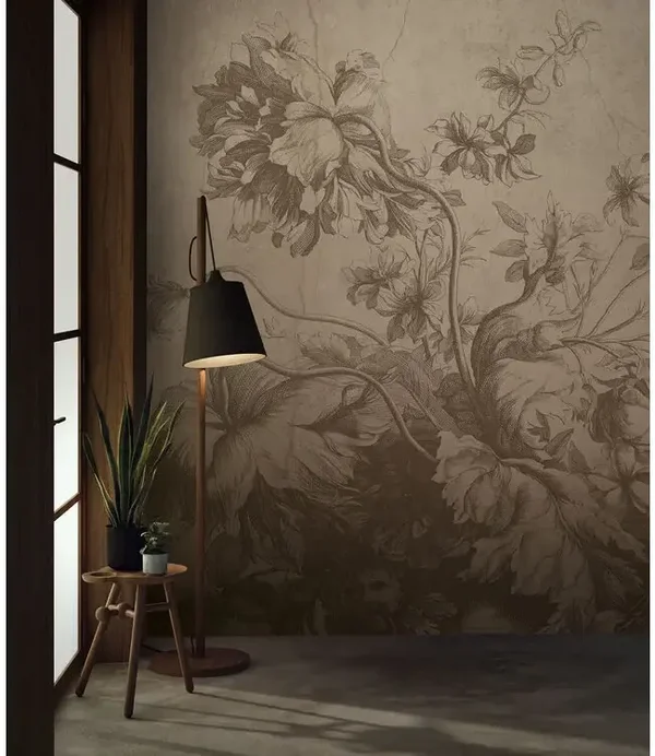 KEK Frans Uyterlinde Gradient Flowers Beige