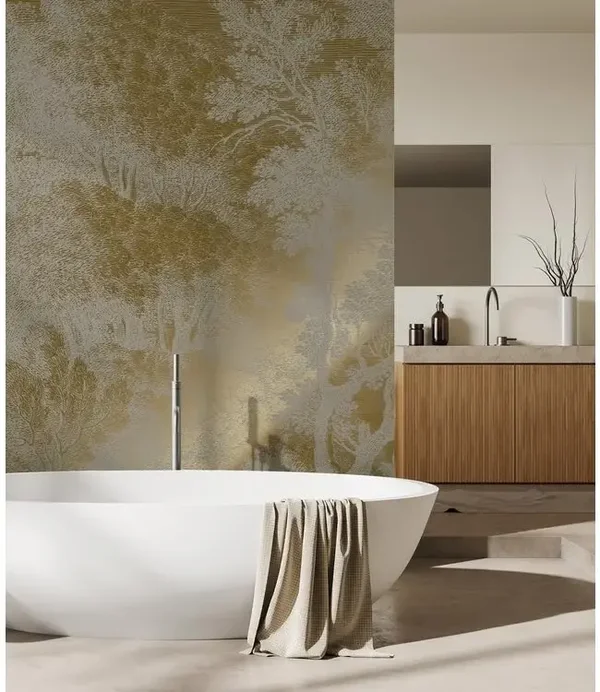 KEK Gold Silver Copper Engraved Landscapes