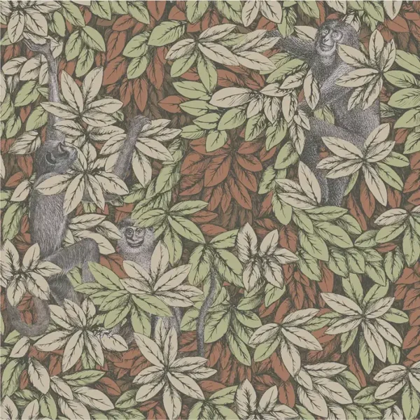 Cole & Son Fornasetti Senza Tempo II Foglie e Scimmie 123/10047