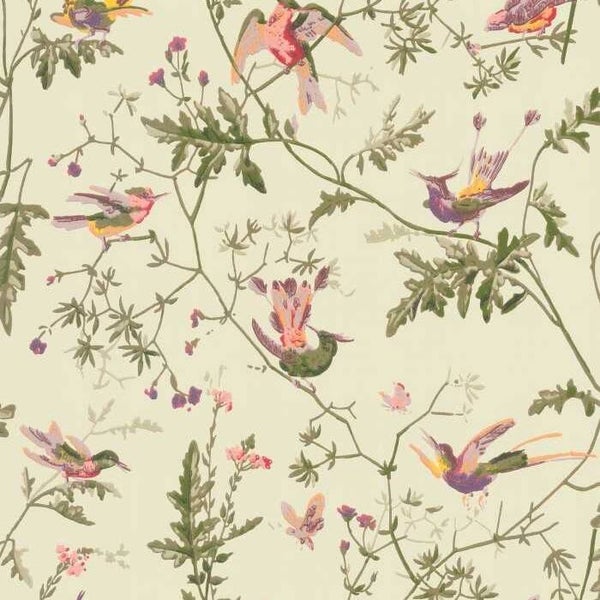 Cole & Son Marquee Stripes Hummingbirds 100/14070