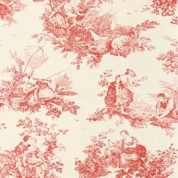 Casadeco Les Belles Toiles de Jouy 2 Scene d'Été BTJD87918201