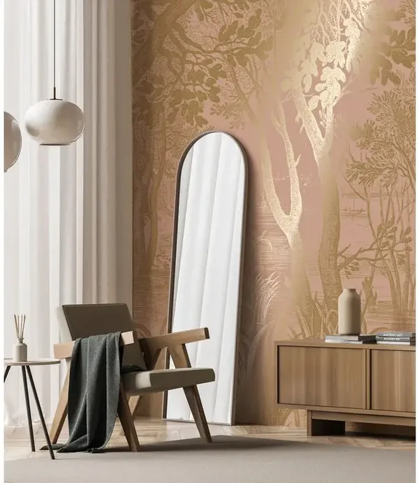KEK Gold Silver Copper Engraved Landscapes