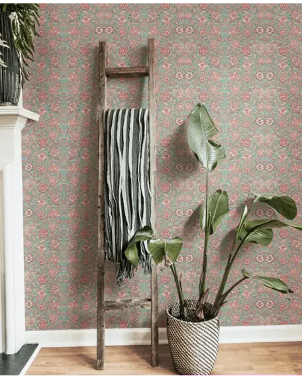 Creative Lab Book lV - Free Your Mind Indian Flower Turqoise (Mural)