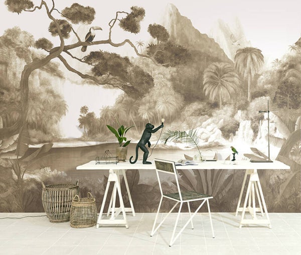 Masureel Walldesigns lV Toucan Sepia