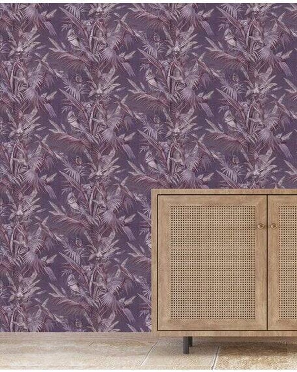 Creative Lab Book V Vintage Feathers Purple