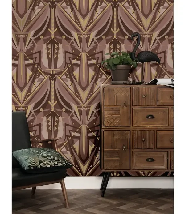 KEK Gold Metallic Art Déco Animeaux MW-006