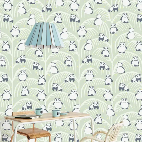 Eijffinger Mini Me Panda Palm Green 399120