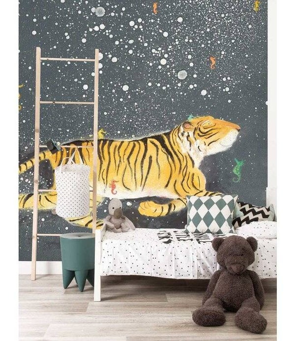 KEK Kids Behangpaneel Smiling Tiger WS-003