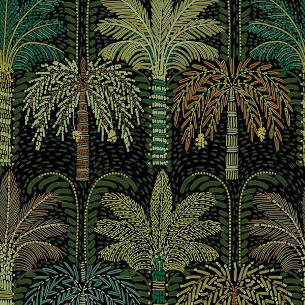 Eijffinger Solange Palmtrees Forest Green 340291