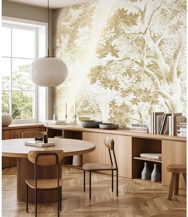 KEK Gold Silver Copper Engraved Landscapes