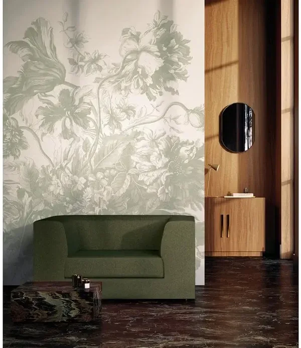 KEK Frans Uyterlinde Engraved Flowers Green