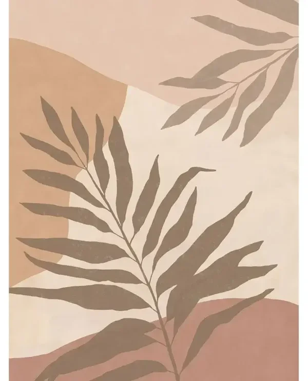 Eijffinger TWIST Silhouette Leaves Terracotta 318072