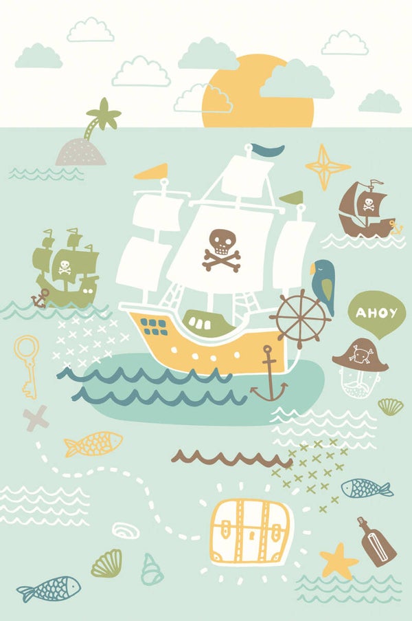 Eijffinger Wallpower Junior 364108 Pirates Ahoy Flat