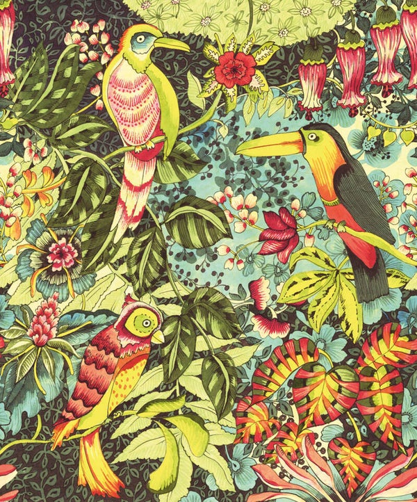 Eijffinger Wallpower Junior 364121 Birds in Paradise Green