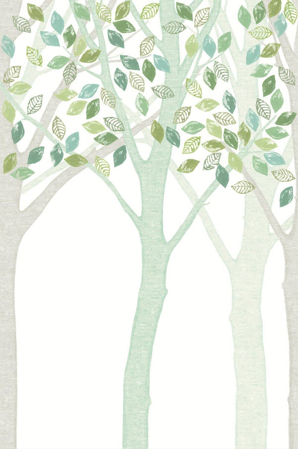 Eijffinger Wallpower Junior 364129 Green Leaf Tree