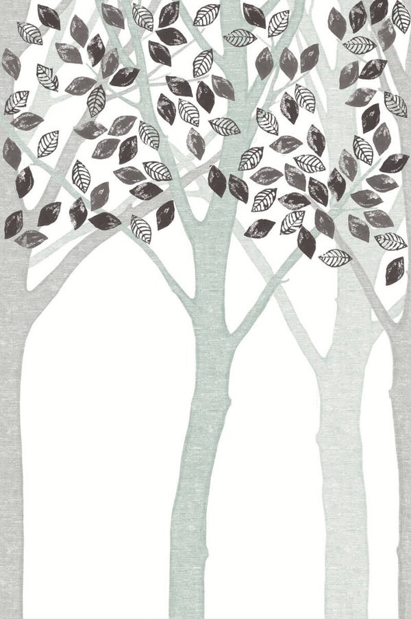 Eijffinger Wallpower Junior 364132 Grey Leaf Tree