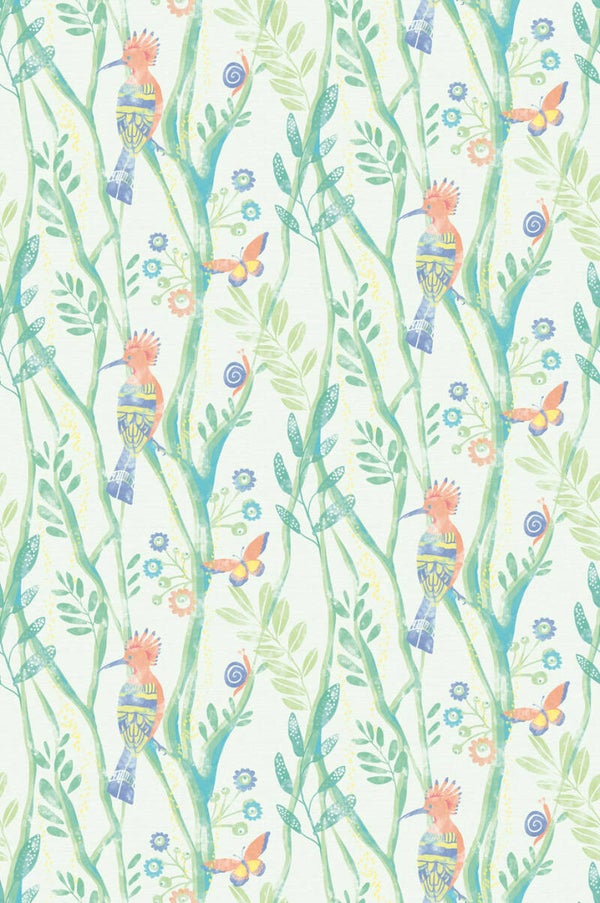 Eijffinger Wallpower Junior 364151 Tropical Labyrinth Blue