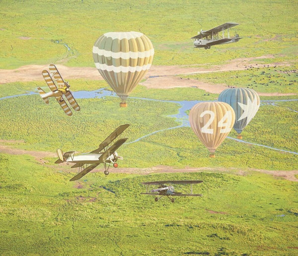 Eijffinger Wallpower Junior 364169 Fly over Africa