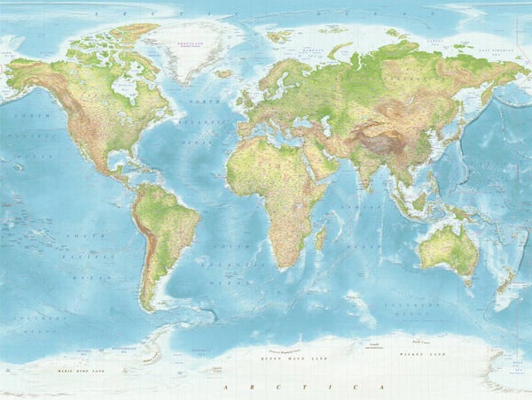 Eijffinger Wallpower Junior 364196 World Map